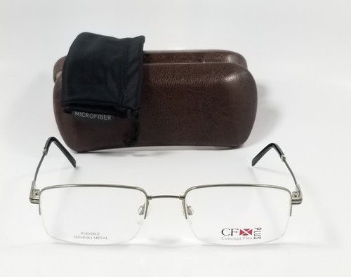 CF PLUS CONCEPT FLEX CX7164 GR FLEXIBLE METAL reading glasses computer readers - Picture 2 of 6