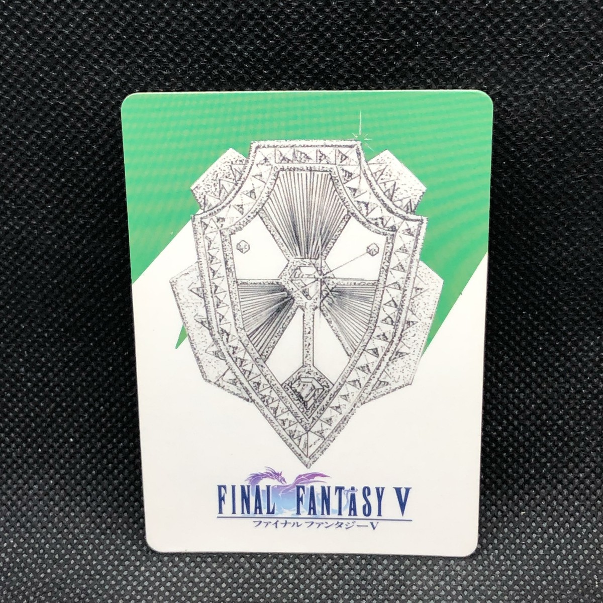 Diamond shield No.207 FF5 Final Fantasy 5 Card Very Rare