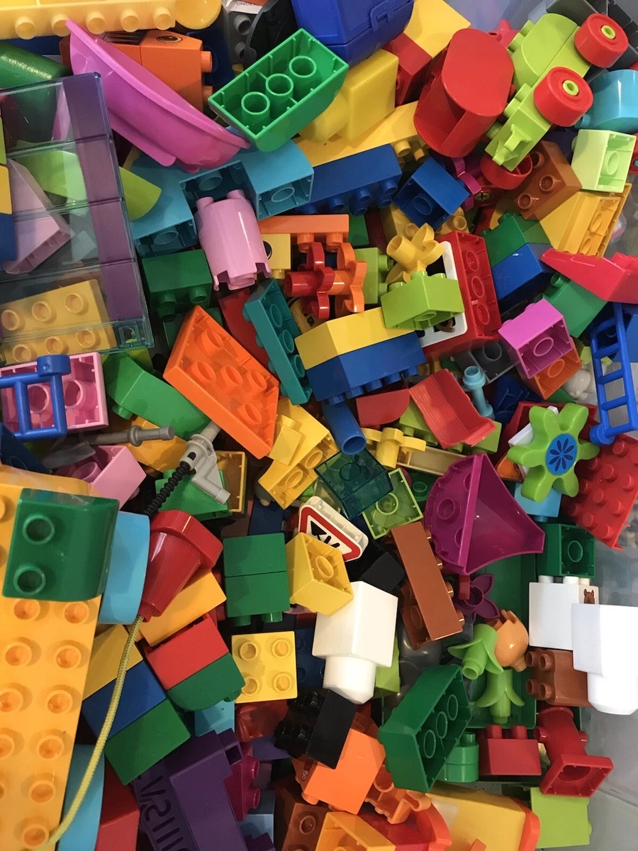 LEGO - All 2x4 Bricks - Assorted Colors Basic Building Blocks Classic Bulk Pound