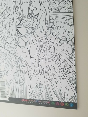 THE FLASH #48 ADULT COLORING BOOK VARIANT NM 2016 DC COMICS - Bild 4 von 11