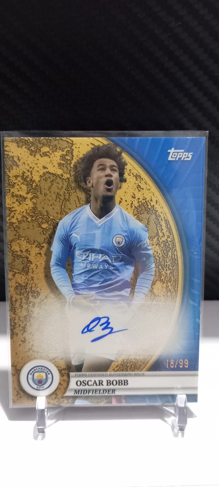 Blue Moon Manchester City Oscar Bobb Auto /99 for sale on Ebay