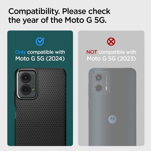 Pour Moto G 5G (2024) | Coque antichoc pneumatique liquide Spigen - Photo 2 sur 7