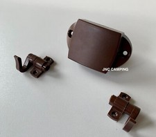 Wardrobe Door Push Button Lock Brown Rod Version Caravan Motorhome HA70101