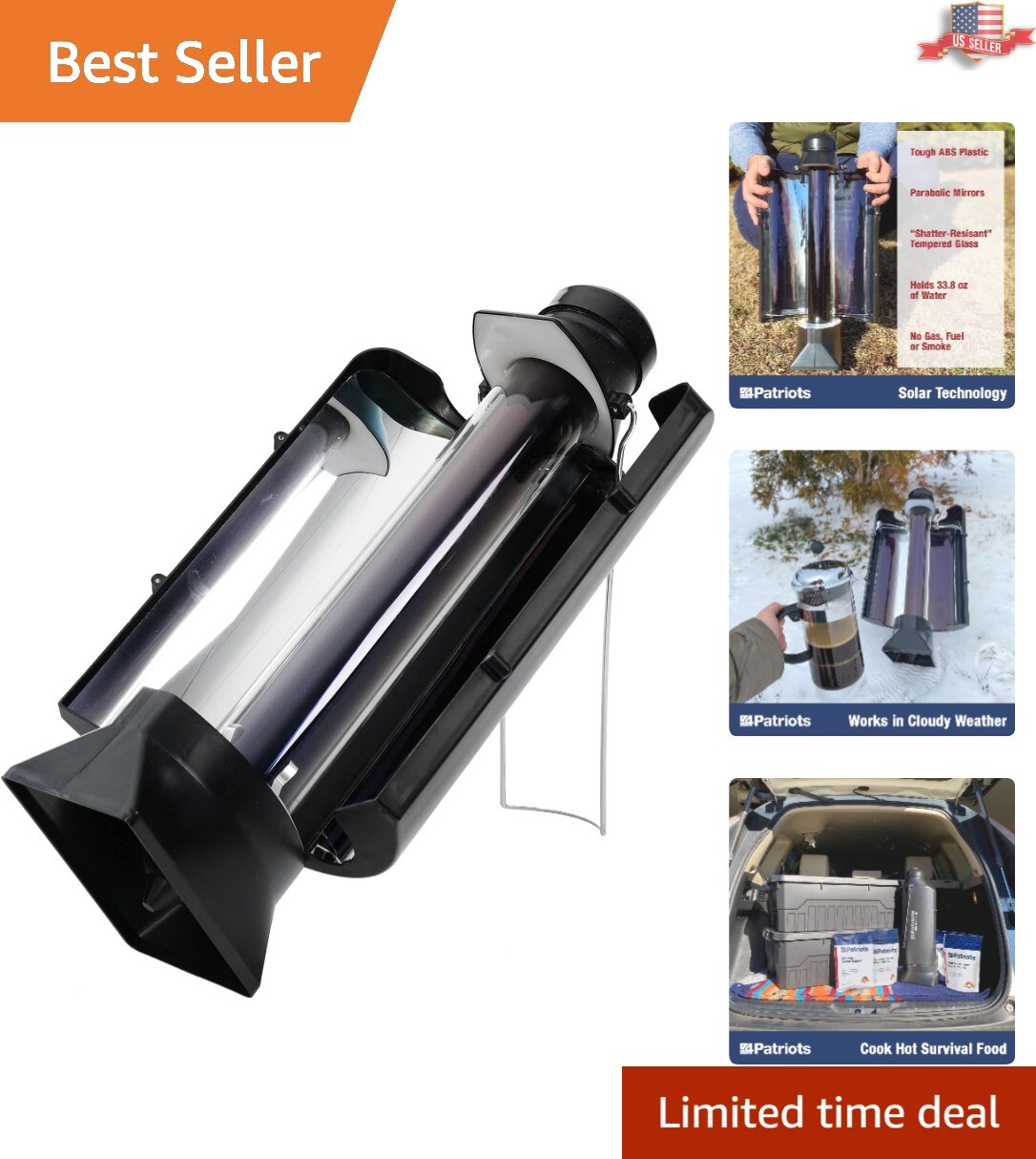 Sun Kettle Portable Solar Hot Water Heater Portable Kettle Solar