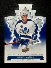 DANIEL MAROIS 2017-18 UD TORONTO MAPLE LEAFS CENTENNIAL BLUE DIE CUT #38   70341
