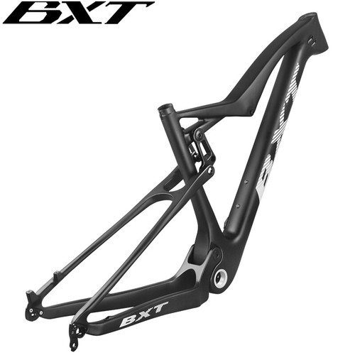 BXT Kohlefaser Vollfederung XC MTB Rahmen Suspension Mountain Frame 148x12mm - Bild 4 von 22