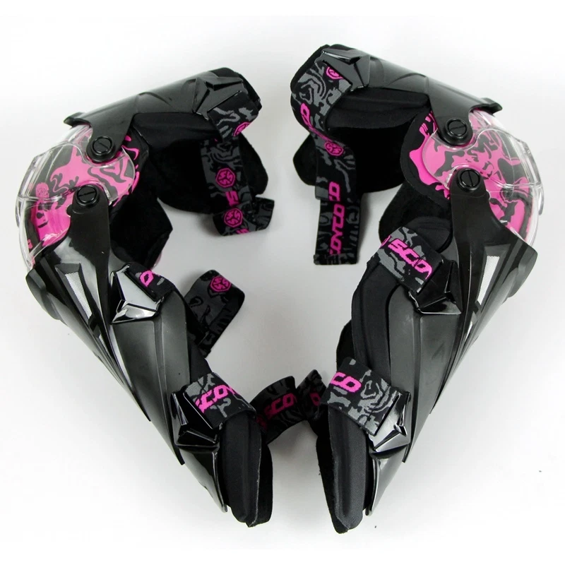 Motorcycle Off Road ATV Adult Knee Pad Protective Guard Armor Gear Pads Scoyco - Image 3 of 4