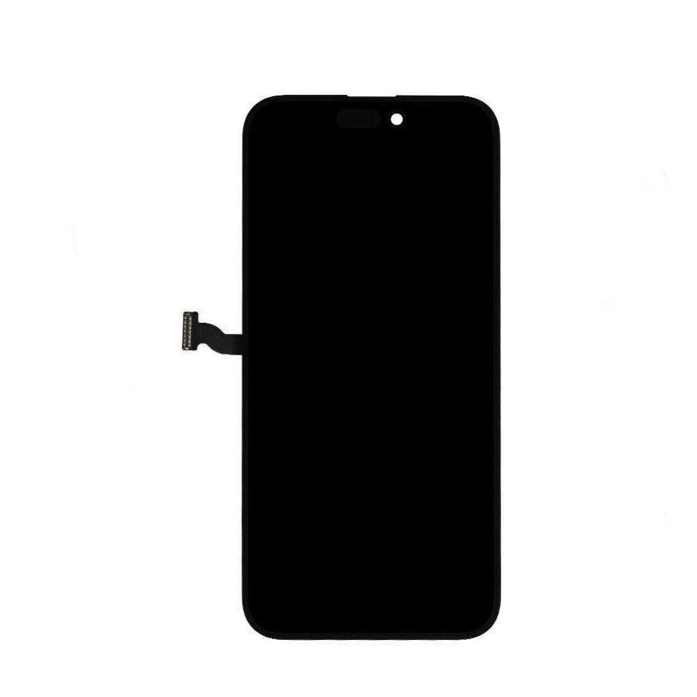 Vervangingsset voor iPhone 14 Pro 6,1 inch 3D Touch IPS FHD COF LCD-scherm, volledige montage, reparatieset van roestvrij staal, waterdichte framesticker geharde screenprotector