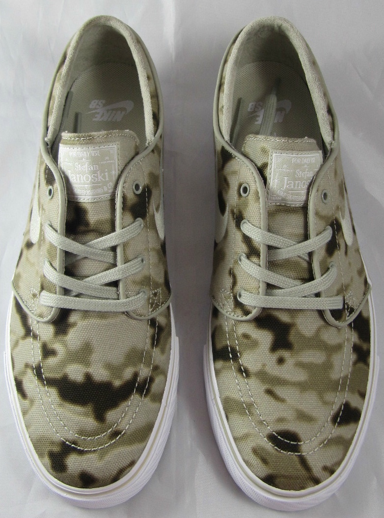 Nike SB Zoom Stefan Janoski Men Size 10 Desert Camo Green Trainers 333824-207 Nike SB Zoom Stefan Janoski Men Size 10 Desert Camo Green  main image 4
