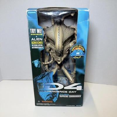 ID4 Independence Day Alien Supreme Commander Action Figure Trendmasters 1996 NIB