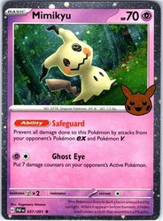 Mimikyu 037/091 Trick or Trade 2024 Cosmos Holo