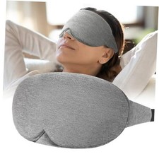 Cotton Sleep Eye Mask - Travel Eye Mask for Sleeping Airplane Blackout Eye