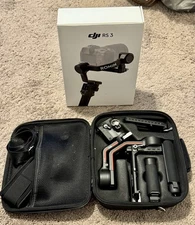 DJI RS 3 Pro 3-Axis Gimbal Stabilizer w/ Accessories, Case, Neck Strap & Box
