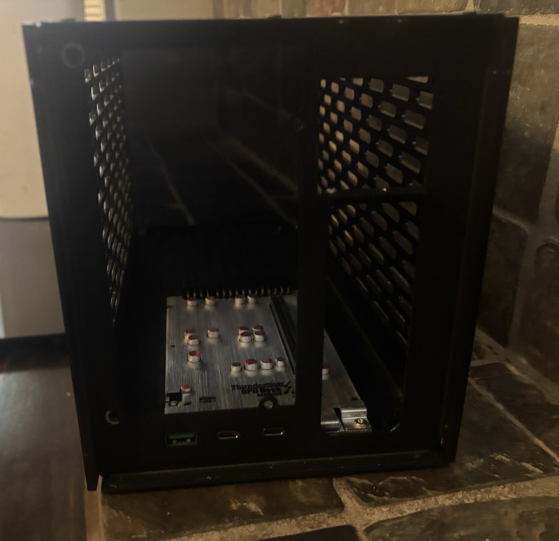 EGPU Thunderbolt External GPU Enclosure Black Metal