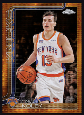 2025-26 Topps NBA Collect Topps Chrome Orange Pulsar Nikola Jovic. SP DIGITAL