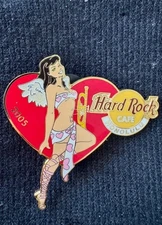 Honolulu 2005 Limited Edition HRC Valentine Angel on Red Heart Pin