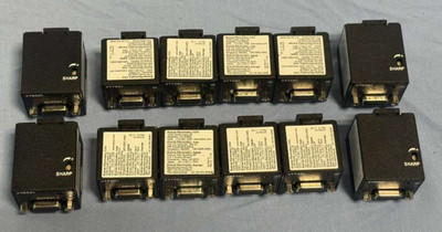8x Extron VTT001 Twisted Pair VGA Transmitter w/ 4x Signal Receiver VTR001