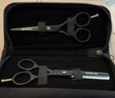Professional Salon Hair Cutting Thinning Scissors Shears NEW in Case by GMI