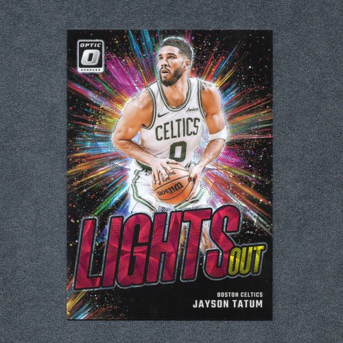 2024-25 Panini Donruss Optic Lights Out Jayson Tatum Red 45/99 #YB