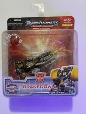 NEW TRANSFORMERS UNIVERSE ROBOTS IN DISGUISE BRAKEDOWN FIGURE W KEY HASBRO E8