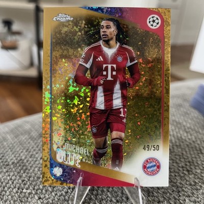 2025-26 Topps Chrome UCC Michael Olise Bayern Munich Gold /50