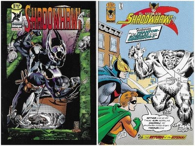 ShadowHawk Special (1994)   Flipbook Ausgabe mit drei Action Stories