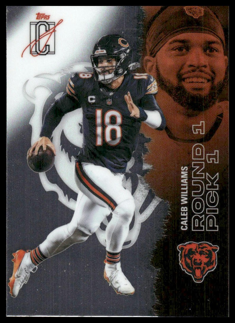 Caleb Williams 2025 Topps Signature Class #11 Chrome Chicago Bears