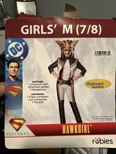 Girls Halloween Costume DC Superman Hawkgirl Medium 7-8 New
