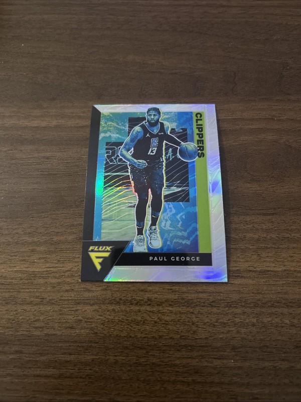 2020-21 Panini Flux Paul George Silver Prizm Parallel SP Los Angeles Clippers