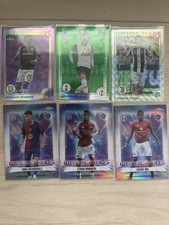 2024-25 Topps Chrome Uefa Club Competitions Lot Of 6