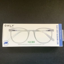NEW ONLY Eyewear the BROWSER +2.50:Blue Light Blocking Lens Reading Glasses (1)