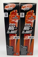 2 x Nerf Pro Mag Half-Length Dart 15 Refill for Gun Torrent Sender Lot