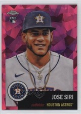 2022 Chrome Platinum Anniversary Fuchsia Atomic Refractor 69/100 Jose Siri 12cn