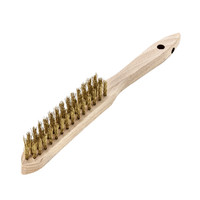 Lessmann HandbüRste 3-Reih. MES Gewellt 0,25 Mm