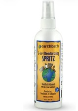 EarthBath 3-in-1 Spritz Deodorizes Conditions Detangles Vanilla and Almond 8 oz.