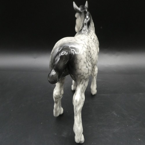 Beswick 951 Rocking Horse Grey Shire Foal Horse - Picture 5 of 12