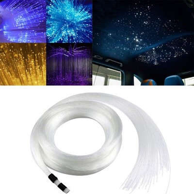 100x 3 Meters Fiber Optic Cable for Car Star Ceiling Fiber Optic Cable End Glow