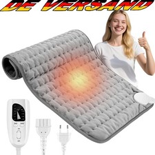 Wärmekissen Elektrisch 60x30cm Heizkissen Nacken Rücken Heizdecke Wärmetherapie