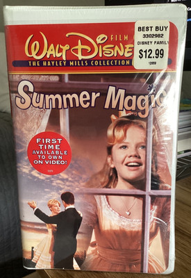 Disney Film Classic SUMMER MAGIC VHS Haley Mills Collection Clamshell New Sealed