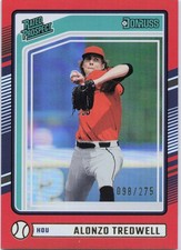 Alonzo Tredwell 2024 Donruss #157 Red #/275