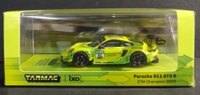 TARMAC WORKS 1/64 - YELLOW - PORSCHE 911 GT3 R #91 - DTM CHAMPION 2023
