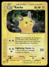 Pokemon Cards Raichu H25/H32 Holo Skyridge Holo Holo Rare DMG *CREASES* on eBay