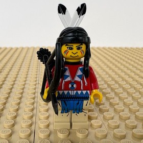 LEGO Western, Indians: Indian 2 Male, BOW, QUIVER, ww014, 6748, CANYON, 1997
