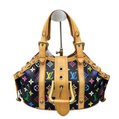 Authentic Louis Vuitton Monogram Multicolore Bowling Bag in Black AG Certified