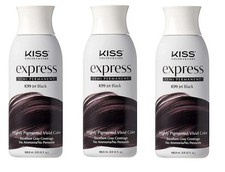 BL Kiss Express Color K99 Semi- Permanent Jet Black 3.5oz X 3 Packs