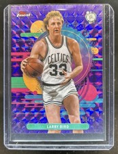 2025-26 Topps Finest Larry Bird Uncommon Purple Geometric Refractor #/75 Celtics