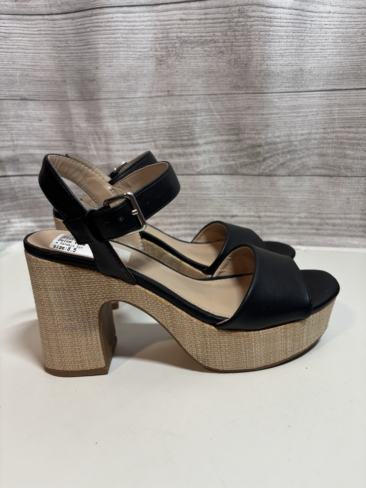 Dolce Vita Dress Sandals Size Light High Sexy Heels Black