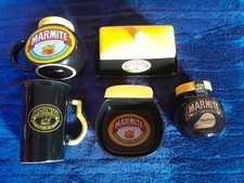 Marmite Tuffle Jar SEALED (2023 BBD) + 2 Mugs/Butter Dish/Trinket Dish ALL NEW