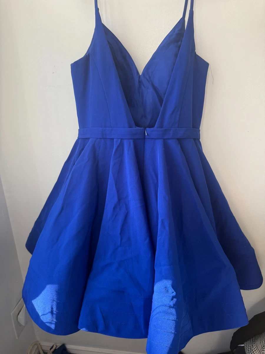 camille la vie royal blue dress Camille La Vie | Dresses | Camille Le Vie Royal Blue Open Back Dress