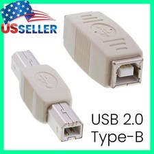 USB 2.0 Type-B Coupler Male to Male or Female to Female Adapter Gender Changer